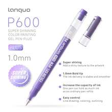 Juego de 72/54/36/24/16 bolígrafos de gel de colores brillantes Langer (incluye caja de regalo), bolígrafos de gel brillantes de 1.0 mm, juego con caja de regalo, bolígrafos de dibujo de colores de alta gama, adecuados para estudiantes, temporada de vuelta al colegio - Conjuntos - Ver 10