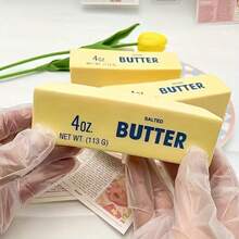 1个黄色奶油棒香味软捏玩具 - 适合玩耍、缓解压力、揉捏（有些人可能不喜欢这种香味） - 多色 - 查看 5