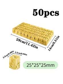 节省空间的育苗块，防止移植休克；专业水培种植套装；轻质岩棉育苗块；垂直种植系统；园艺用品 - 高效率育苗塊 - 查看 16