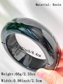 Vòng tay nhựa đen trắng cổ điển mới, thiết kế pha trộn nhiều yếu tố chấm bi và sọc sáng tạo với mặt dây chuyền hình ong vàng, trang sức thời trang cho đeo hàng ngày. - Nhiều màu A - Xem 15