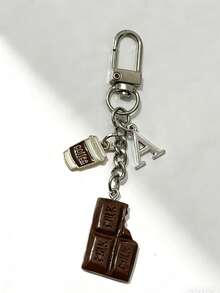 Personalized Chili Pepper Pendant Keychain Accessory Bag Charm, Teacher's Day Car Accessory Bag Charm, Cute Gothic Y2K Halloween Accessory, Teacher's Day Christmas Gift Creative, Bag Strap With ID Holder, Car Accessory, Bag Charm, Car Accessory, Friends, Sisters - Chocolate Brown - View 3