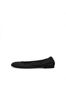Stuart Weitzman Casual Versatile Commuting Simple Solid Color Flat Shoes - Black - View 1