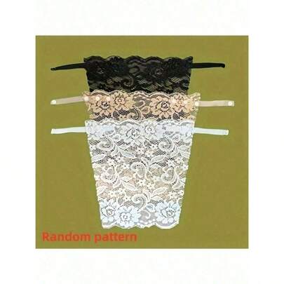3pcs/1pc Elegant Floral Anti-Glare Bra Pads - Fashionable & Comfortable Lingerie Enhancer, Lace Knitted Padding For Womenrandom Color,Summer.