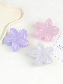 3 piezas Pinzas para el cabello con flores margaritas de brillo, pinzas para el cabello con flores minimalistas y frescas, adecuadas para uso diario y de vacaciones en la playa, accesorios para el cabello de primavera/verano, pinzas para la playa - Multicolor - Ver 6