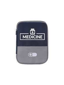 Portable "Medicane" Patterned Medical Bag, Compact First Aid Kit For Camping, Travel And Home Use, Convenient Medication Pouch, Emergency Pack, Available In Multiple Colors, Essential For Health-Conscious People, Ideal Gift For Birthday, Holiday, Party, Mother's Day, Back To School - Multicolor - View 10