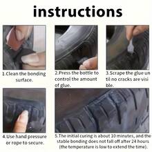 V2Zpure High-Strength Quick-Bond Tire For Sidewall Damage Repair Glue Cracks And Scratches Fast Curing For Maintenance & Repair Universal Type Tire Sealant - Size - View 13