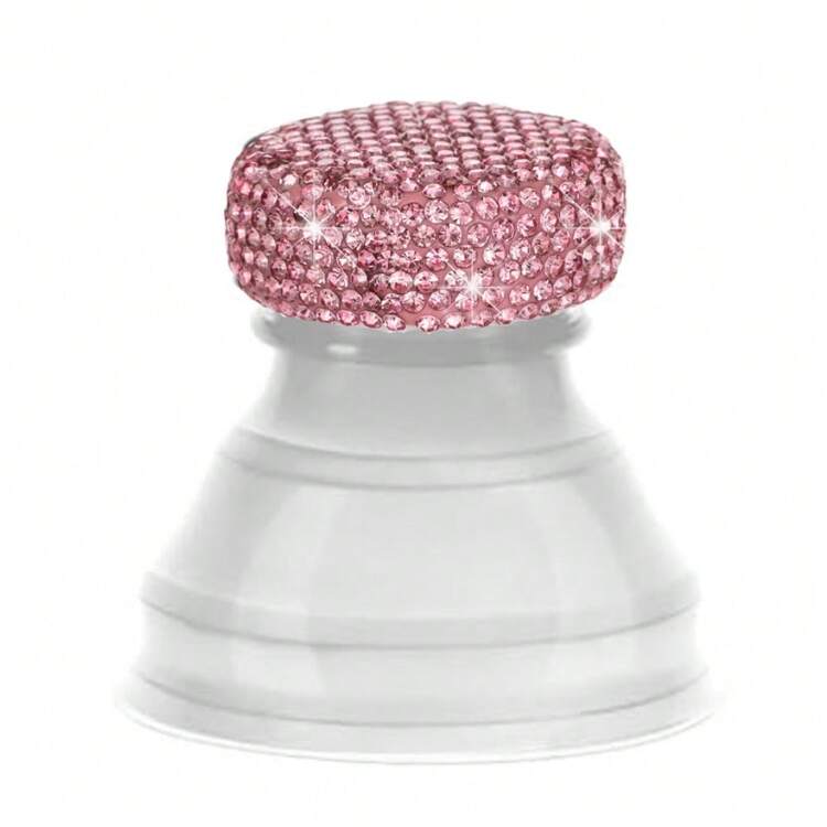 1pc Sparkling Beverage Dust Cover, Rhinestone Soda Can Sealing Lid, Flip-Top Drink Protector, Leak-Proof & Reusable - View 7