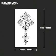 INKARTLINK タトゥーシール 花 ジャグアタトゥー 2枚セット 2週間 長持ち 防水 刺青シール 入れ墨シール メンズ レディース 流行 男 女 半永久的 消えるタトゥー ヘナタトゥー - 5 - チェックする 4