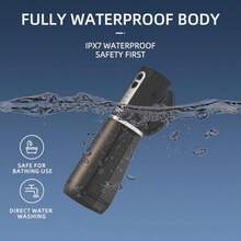 Scian Ear Wax Removal Electric Ear Irrigation Flushing System Water Powered Ear Cleaner Tool With 4 Pressure Settings  And Effective Ear Cleaning Kit With 6 Reusable Tips USB Rechargeable IPX7#QAZ - như hình - Xem 4