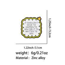 “你还好吗？” 不好，但我很幽默。“自嘲语录珐琅胸针松树翻领别针徽章时尚首饰礼品” - 黑色 - 查看 17