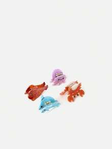 Pack de Pinzas Pequeñas Sirenita Multicolor - Ideal para Adultos | Diseño Versátil y Divertido | 100% Plástico Resistente | Perfecto para Organizar y Decorar | Nueva Colección Misako | Colores Vibrantes que Añaden Estilo a Tu Espacio | Accesorio Práctico y Funcional para el Día a Día | Descubre la Comodidad y Creatividad de Este Pack Exclusivo - Multicolor - View 2
