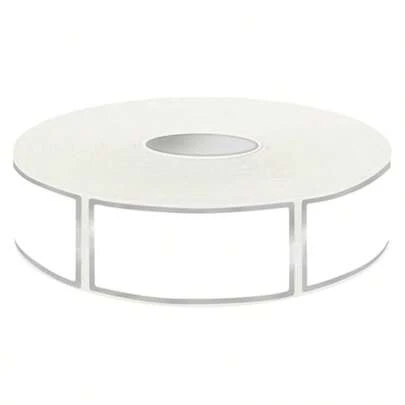 600 etiquetas de congelador extraíbles con borde plateado resistentes al aceite al agua con línea de perforación para recipientes de alimentos frascos organización de despensa tinta de secado