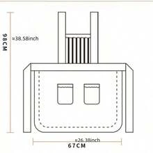 New Version Floral Trim Apron, Fashionable Striped Bib With Adjustable Shoulder Straps, Minimalist Ruffled Waist Apron For Women, Suitable For Flower Shop, Restaurant, Kitchen, Cafe, Art Studio, All Seasons - A - View 2