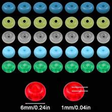 6x3mm Colorful Abacus Beads, Glass Seed Beads Strand For DIY Jewelry Making Accessories - Abacus Beads - View 4