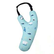 1PC Children's Body Pillow, Y-Shaped Body Pillow - Baby Blue - View 1
