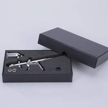 Súng phun sơn khí nén Butterfly 217A, bút phun sơn khí nén với vòi phun tròn dùng để sơn xe và làm mô hình. - Bạc - Xem 7