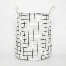 Cesta de lavandería plegable, impermeable y de gran capacidad con estampado de animales de dibujos animados, adecuada para dormitorio, baño y sala de estar, cesto de ropa sucia y caja de almacenamiento - Verde - Ver 15