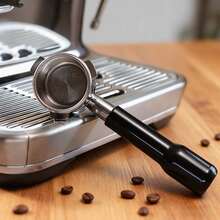 1 pieza Portafiltro sin fondo de acero inoxidable de 54mm, se ajusta perfectamente a las máquinas de espresso Barista Express y Bambino Plus - Multicolor - Ver 3
