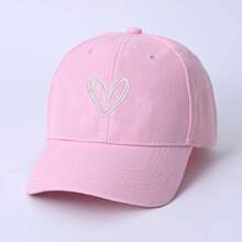 1 Stück "Doppelherz" besticktes Baseballcap, modischer Polyester Sonnenhut, Outdoor Accessoire, Kopfbedeckung - Doppeltes Herz - Übersicht 6