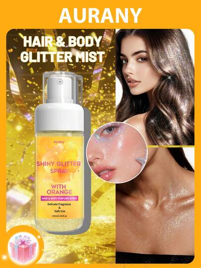 AURANY Xịt khoáng hương trái cây có ga 100ml - Chanh ngọt, xịt khoáng dưỡng ẩm, làm tươi mát và rạng rỡ, thích hợp cho các buổi hẹn hò và sử dụng hàng ngày, phù hợp với mọi loại da, món quà lý tưởng cho các dịp lễ và sinh nhật.