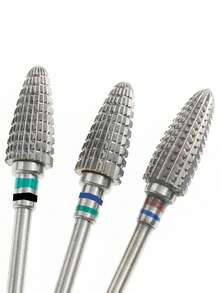 1PC Professional Tungsten Steel Nail Drill Bits High Quality Electric Manicure Drill Accessory Milling Cutters For Nail File Gel Remover Tool Nail Art Supply - Multicolor - View 3