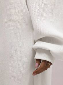 Women's Oversized Hooded 2 Piece Tracksuit Casual Loose Fit Hoodie And Wide Leg Pants Set Women's Casual Oversized 2 Piece Hooded Tracksuit Loose Fit Hoodie And Wide Leg Pants Loungewear Fall Winter Essential: Oversized Hoodie Tracksuit For Women 2 Piece Casual Loose Fit Outfit Oversized Solid Color Hoodie & Sweatpants Set, Long Sleeve Drop Shoulder Pullover Fall Winter Outfit, 2 Piece Solid Color Activewear Set | Soft Fleece Fabric | Multi-Color Options | Perfect For Gym & Lounge Casual Solid Color 2 Piece Set | Oversized Hoodie & Relaxed Sweatpants | Loose Boyfriend Fit | Soft Breathable Fabric | Streetwear & Activewear Essential | Vibrant Solid Colors | Brunch & Workout Outfit - Màu trắng/Kiểu dáng nhẹ nhàng mùa hè - Xem 6