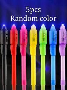 10支/5支/1支装 LED 旋转荧光笔 - 手背夜光 EDC - 开学季 - 课堂奖励、生日礼物、派对礼物 - 课堂奖品 - 趣味礼物、圣诞礼物、万圣节礼物 - 多色 - 查看 12