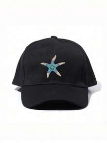 金色星星胸针，DIY蓝绿色水晶镶嵌胸针，海洋沙滩主题饰品，优雅夏季配饰，父亲节、情人节、生日礼物（适合女性和女孩），西装翻领婚礼派对装饰 - 彩色 - 查看 8