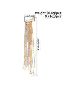 1 chiếc mặt dây chuyền hình trái tim phong cách Bohemian cổ điển, dây chuyền hình học đính ngọc trai giả, tua rua, ghim cài áo duyên dáng dành cho nữ, thanh lịch, sang trọng, thích hợp cho tiệc tùng, thường ngày, hẹn hò, lễ hội, sinh nhật. Món quà trang sức đa năng dành cho nữ. - trâm - Xem 5