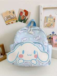 SANRIO 1 chiếc balo in hình Hello Kitty và Kuromi hoạt hình dễ thương, nhẹ và nhỏ gọn, thích hợp cho học sinh đi học, dùng hàng ngày khi đi dã ngoại. - Nhiều màu - Xem 11