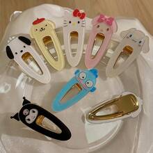Cute Cartoon Style Hair Clips, Suitable For Bangs And Side Hair, Minimalist Hair Accessories - A - View 1