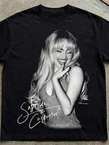 Carpenter Shirt, Short N' Sweet Tour Tee, Sabrina Tshirt, Sabrina Inspired Merch, Music Lover Gift - Grey - View 1