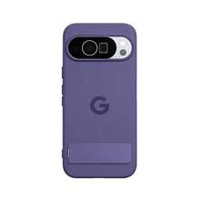 Ốp lưng điện thoại có chân đế bằng vải nhung, tương thích với Pixel 6, 6A, 6 Pro, 7, 7 Pro, 7A, 8, 8A, 8 Pro, 9, 9 Pro, 9A, 10, 10 Pro, 10 XL, 10A - Màu tím đậm - Xem 2