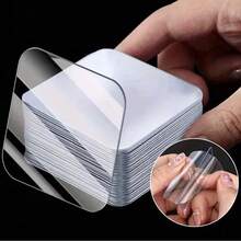 10pcs New No-Drill Double-Sided Adhesive, Strong And Residue-Free, Suitable For Sticking Most Hooks Or Various Objects - one-size - View 2