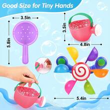 Bộ đồ chơi tắm 3 món cho trẻ em, bao gồm bình tưới cây, xẻng xúc và chong chóng nước, đồ chơi tương tác trong bồn tắm, đồ chơi bãi biển, đồ chơi hồ bơi, quà tặng cho bé, quà tặng tiệc cho trẻ nhỏ - Nhiều màu - Xem 4
