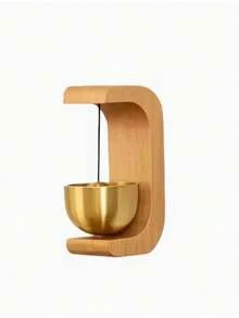 1 pieza Campana decorativa artística de metal - Alerta de sonido fuerte e impermeable, aleación de cobre duradera, elegante decoración del hogar, adecuada para entrada, oficina, regalo festivo, campana decorativa para el hogar, campana de oficina, campana decorativa, diseño exquisito - Multicolor - Ver 12