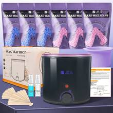 Juego de cera depilatoria en frascos blancos pequeños Viilife, set de cuidado corporal. Aplicar y pelar para lograr una piel suave. - Multicolor - Ver 2