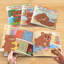 Daily Life Skills Story Series – 10 Habits & Social Skills Learning Collection, Build Confidence, Manners & Independence Through Fun Reading - Buddy Bear Series - View 6