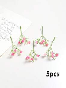 Bó hoa baby's breath cán cao su mềm (1/5 bông), hoa giả trang trí đám cưới, hoa trang trí phòng khách, bó hoa cô dâu. - Nhiều màu - Xem 12