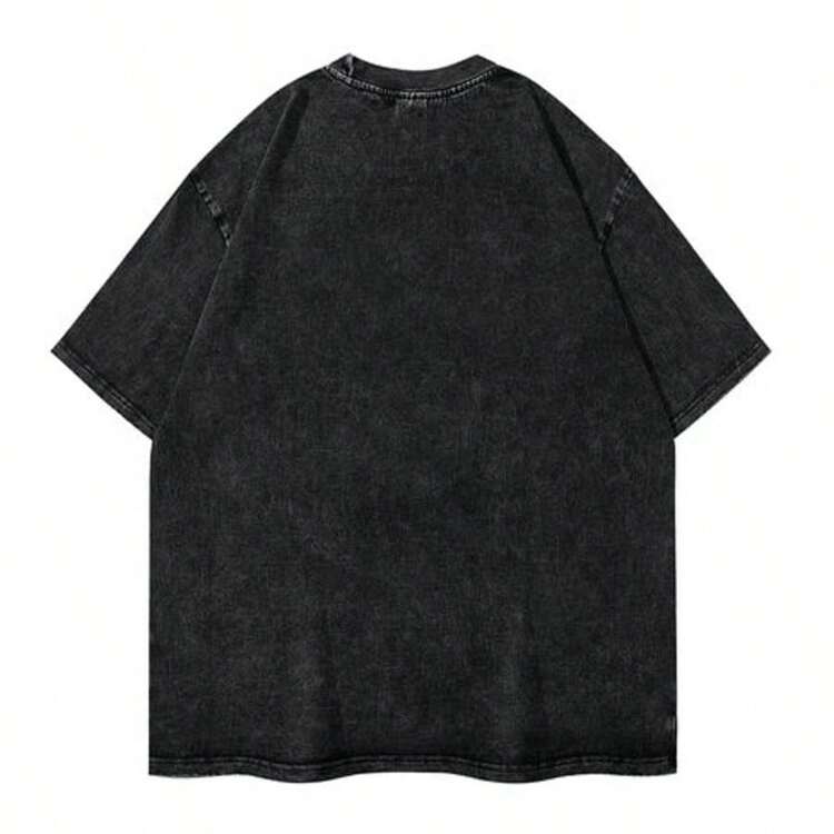 Vintage Wash Dale Earnhardts 1991 Winston Cup Champion NASCARs T-Shirt, Retro 90s Lumina Racer Graphic Oversized Tee, Washed Black Streetwear Top. - 黑色 - 查看 2
