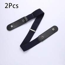 1/2/4入 鬆弛感無縫隱形腰帶 多功能時尚彈性腰帶 女款免針腰帶 牛仔褲腰帶 女用腰帶 - 彩色 - 查看 26