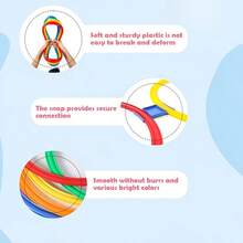 20pcs Pop-Up Sensory Sports Set, 11 Inch, PP Plastic, Agility Ladder, For Group Outdoor Backyard Lawn Activities, Multi-Person Outdoor Entertainment, Backyard Activity Props, Sports Accessories, Sports Equipment - Multicolor - View 6