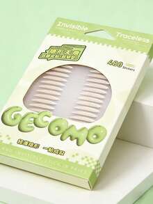 480pcs/Pack Invisible Eyelid Tapes, Breathable Mesh Material Fresh Green, Short & Narrow Type, Waterproof, Sweat-Proof, Natural Matte Finish, Easy To Apply And Remove, Everyday Makeup Essential - Green - View 3