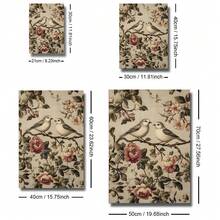 1 bức tranh canvas cổ điển có khung/không khung, họa tiết chim chóc, thực vật, tình yêu, hoa lá, động vật, cặp đôi, lãng mạn, phong cách Cottagecore, tranh treo tường trang trí nhà nông thôn, lối vào, hành lang, tối giản, mộc mạc cho căn hộ, phòng khách, phòng ngủ, trang trí nhà hiện đại. - A - Xem 8