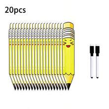 10/20 Thẻ rút thăm may mắn hình bút chì có thể xóa khô, dùng trong lớp học, chọn ngẫu nhiên cho học sinh, đồ dùng dạy học tương tác có thể tái sử dụng, văn phòng phẩm cho trẻ em, đồ dùng học tập trong lớp học. - Nhiều màu - Xem 13