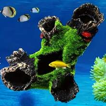Artificial Tree Root Aquarium Decor, Fish Tank Cave Shelter, Aquatic Landscape Accessories - A - View 4