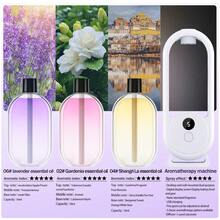Automatic Aroma Diffuser With Night Light - 5 Mist Modes, Digital Display, Suitable For Home Decor, Bedroom And Office Essential Oil Diffuser - White - View 14