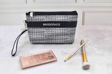 Functional Travel Makeup Bag Cosmetic Organizer Black Grey - Negro or Gris - 查看 2