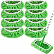 Reusable Microfiber Mop Pads For  Sweeper Mop - Dry Sweeping Cloths & Wet Mopping Cloths For Household Cleaning - Washable Wet Pads For Mopping Floors - 4 Pack (Mop Is Not Included) - As the Picture - View 14