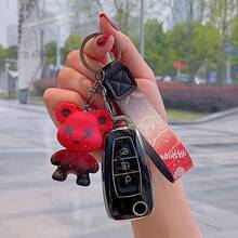 Ốp bảo vệ chìa khóa xe hơi bằng TPU, phù hợp với chìa khóa xe Focus, Kuga, Mondeo, vỏ giữ chìa khóa thông minh - Chất liệu TPU mềm bền, bảo vệ lý tưởng. - A - Xem 11